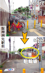 写真:阪神洲先駅前 写真:阪神洲先駅前