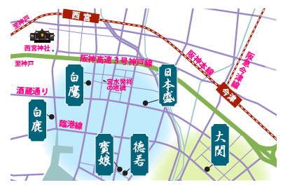 画像:蔵開地図 画像:蔵開地図