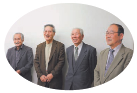 写真:写真右から順に樋口 賢一さん(同会会長)中村 尭夫さん(同会副会長)大谷 嘉成さん(同会副会長)上山 一三さん(同会副会長) 写真:写真右から順に樋口 賢一さん(同会会長)中村 尭夫さん(同会副会長)大谷 嘉成さん(同会副会長)上山 一三さん(同会副会長)
