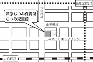 地図:芦原むつみ保育所 むつみ児童館 地図:芦原むつみ保育所 むつみ児童館
