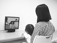 写真:かおテレビ体験の様子 写真:かおテレビ体験の様子