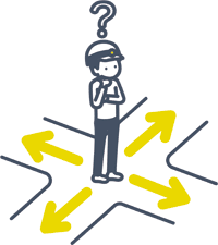 イラスト:避難行動 イラスト:避難行動