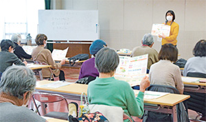 画像:フレイル予防教室の様子 画像:フレイル予防教室の様子