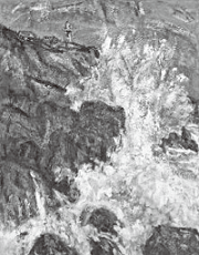画像:秦森康屯《足摺岬》1966年 画像:秦森康屯《足摺岬》1966年